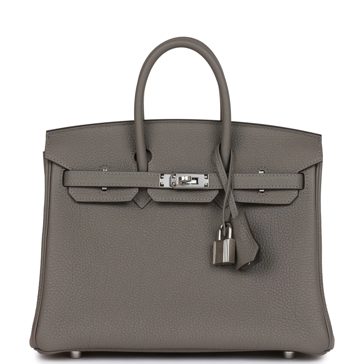 H Birkin 30 Gris Meyer Togo Palladium Hardware Main image