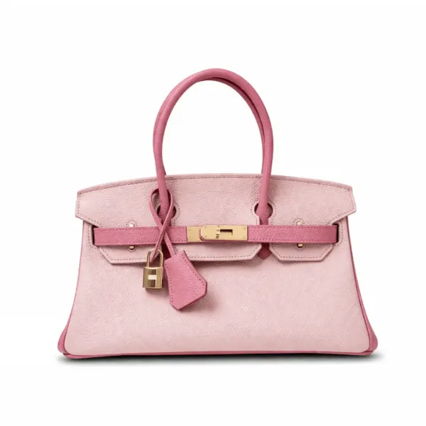 H Shoulder Birkin Rose Sakura Togo Gold Hardware