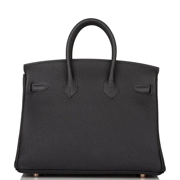H Birkin 25 Black Togo Gold Hardware