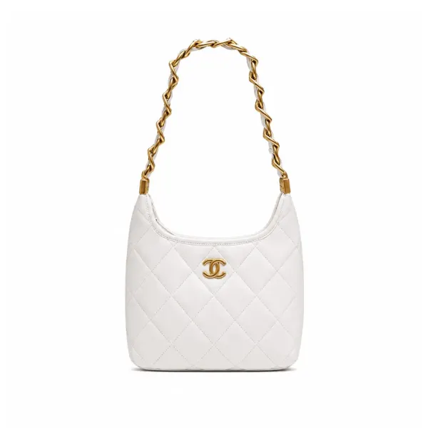 Chanel Small Hobo Bag Shiny Bag