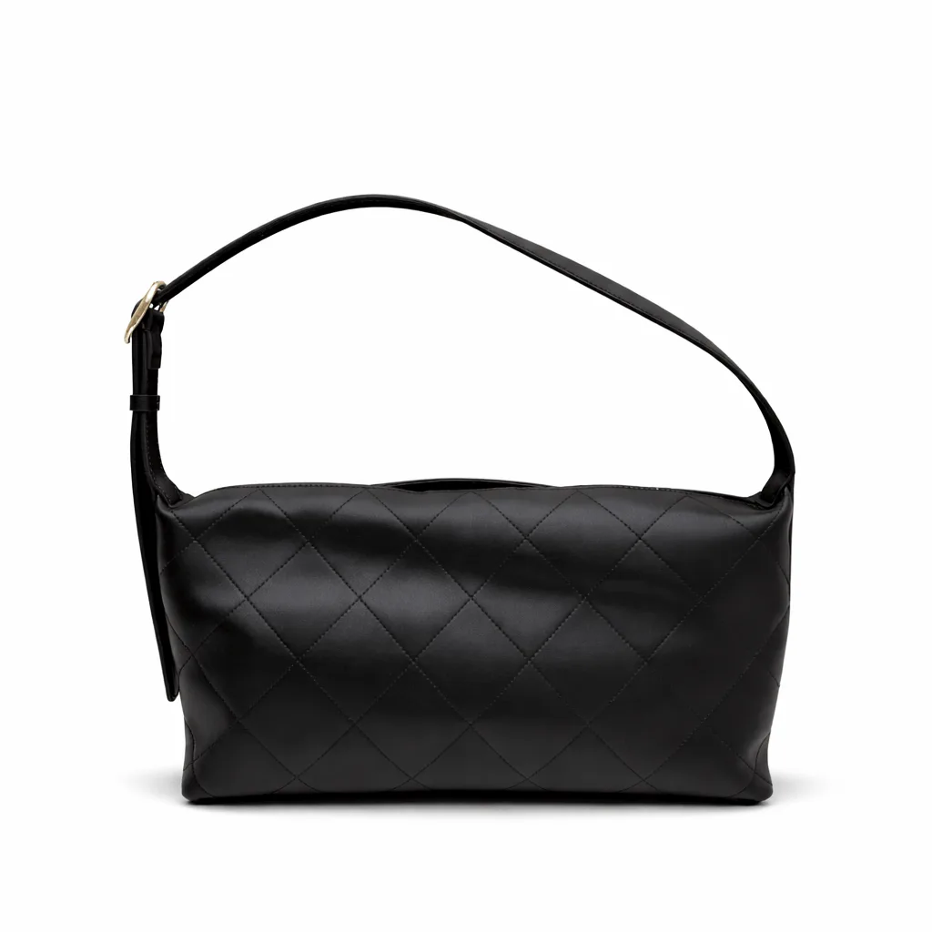 Chanel Maxi Hobo Bag Shiny Lambskin Gold Hardware
