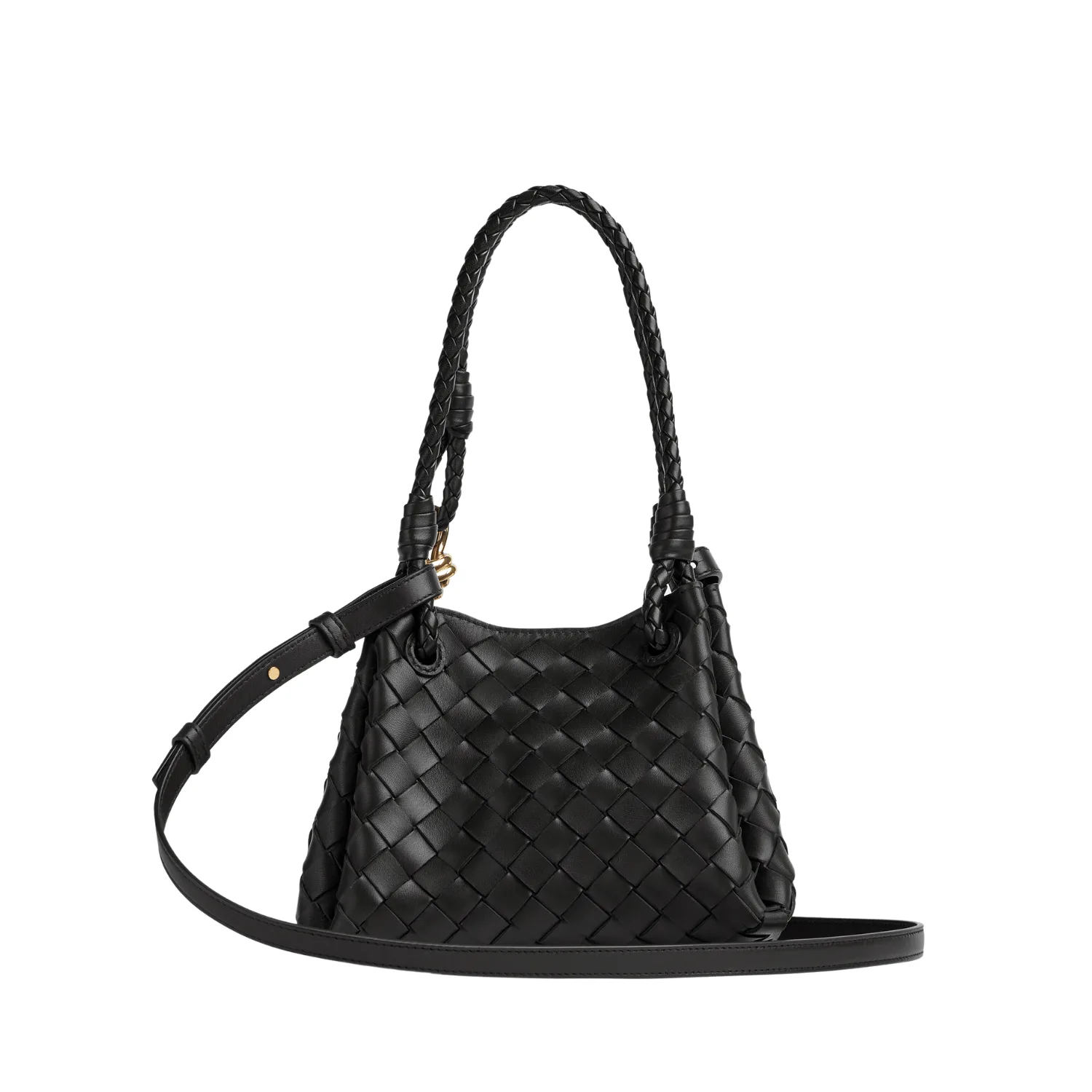 Bottega Veneta Women Small Parachute Black Main image
