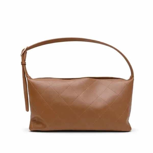 Chanel Maxi Hobo Bag Shiny Lambskin Gold Hardware Brown