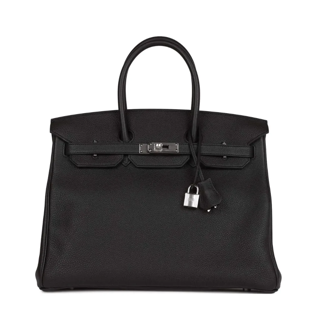 H Birkin 35 Black Togo Palladium Hardware Main image