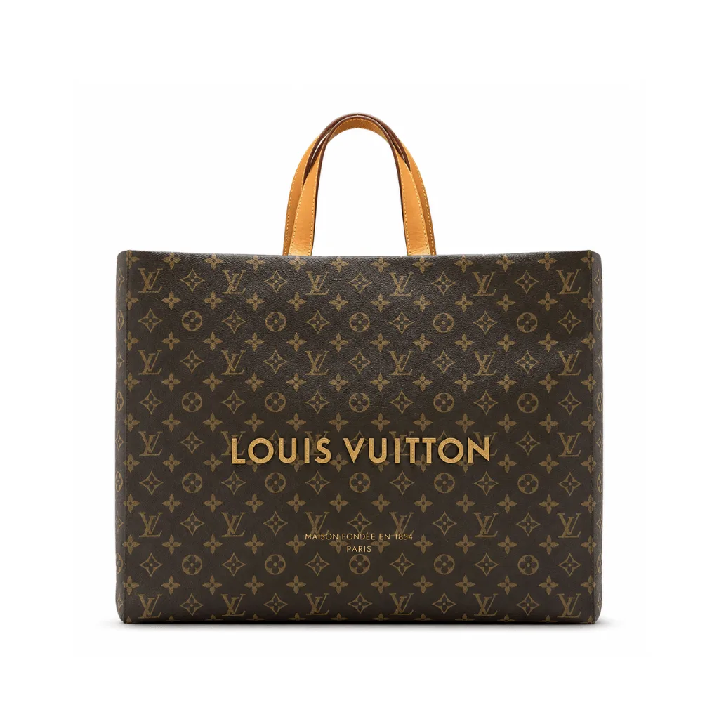 Louis Vuitton Shopper Tote Mm Monogram Brown 40Cm Main image
