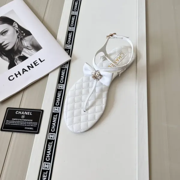Chanel Sandals White G45258