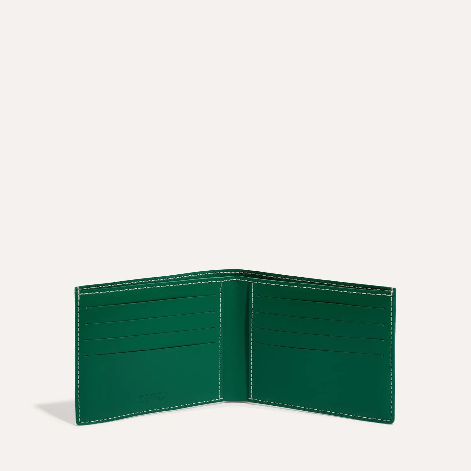 Goyard Victoire Wallet In Green Secondary image