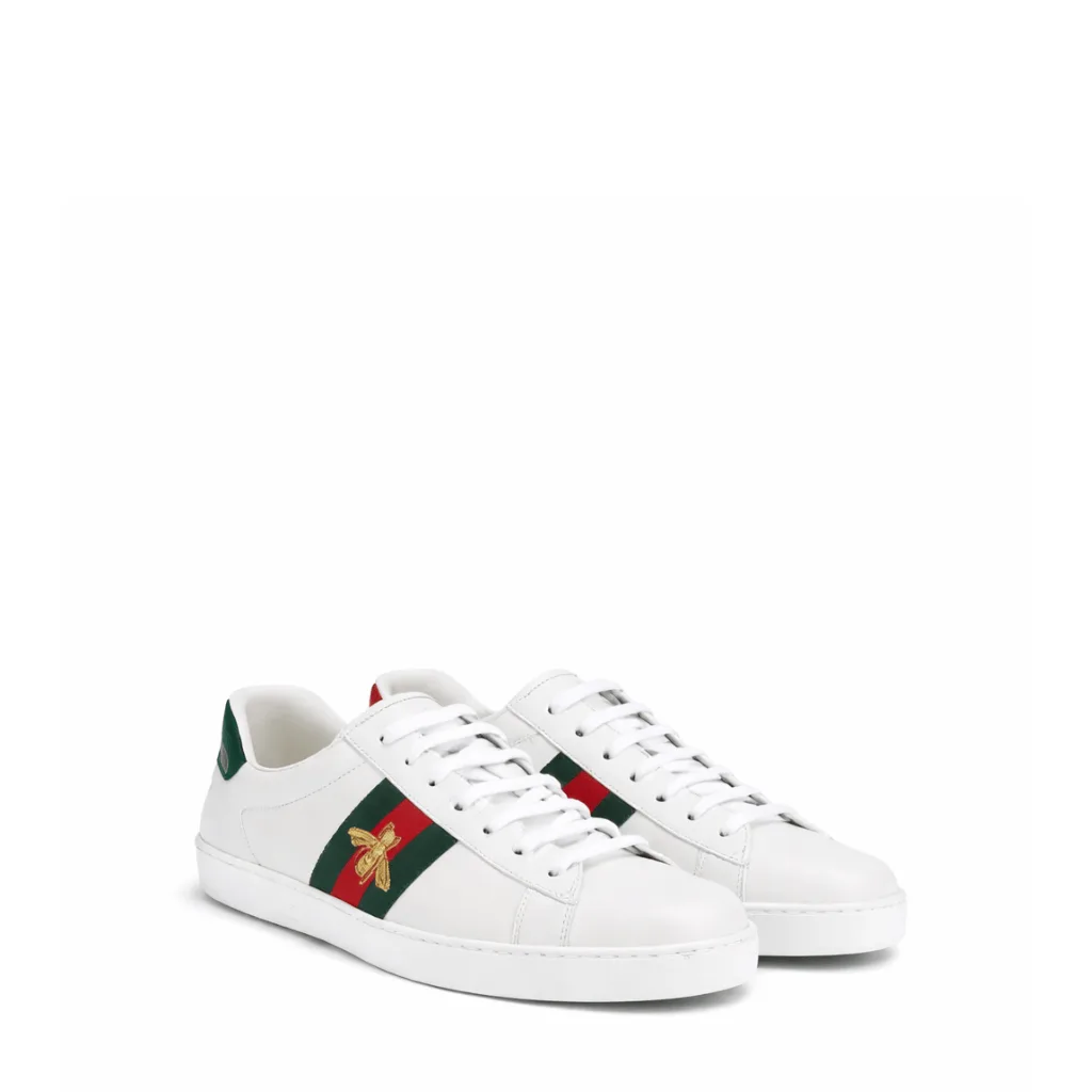 Gucci Ace Embroidered Sneaker Bee White Main image