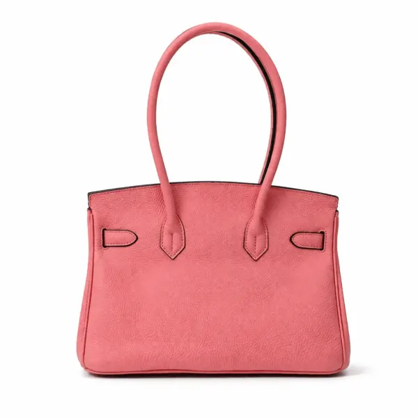 H Birkin Shoulder 30 Mauve Sylvestre Clemence Silver Hardware