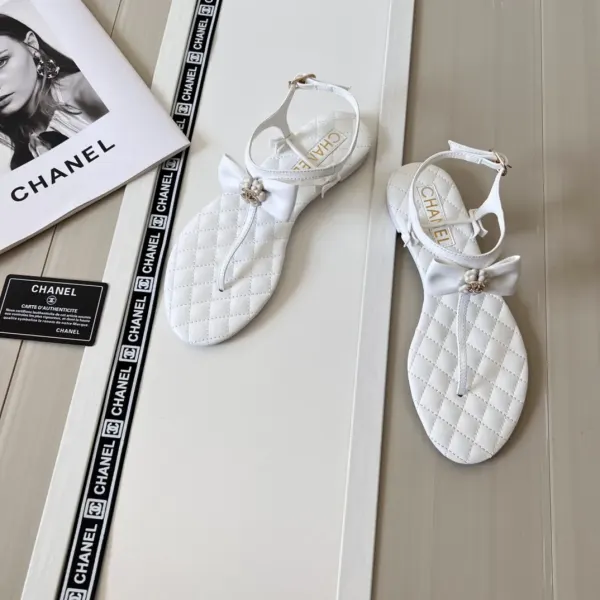 Chanel Sandals White G45258