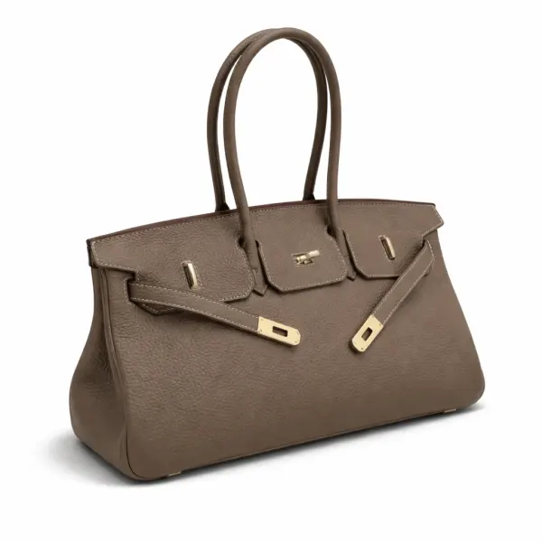 H Birkin Shoulder 30 Grey Togo Leather Gold Hardware