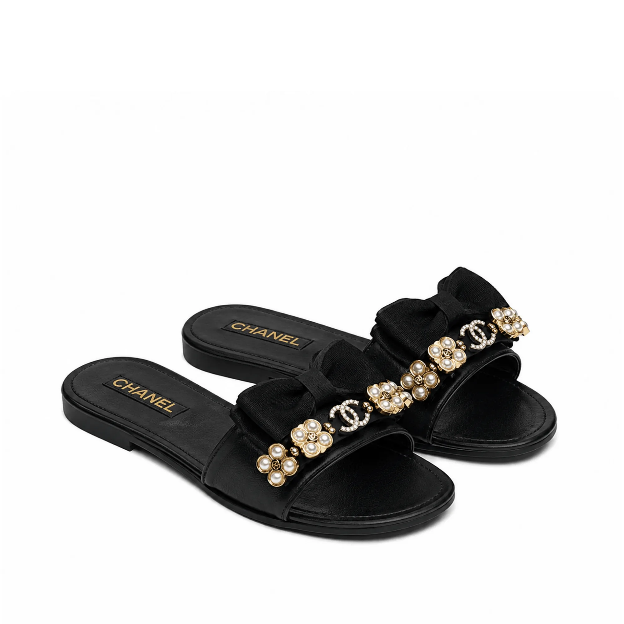 Chanel Mules Lambskin Black G40132 Main image