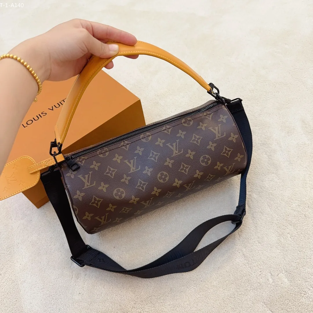 Louis Vuitton Soft Polochon Macassar Pm Monogram Canvas 31Cm M46691 Secondary image