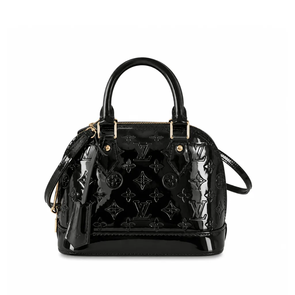 Louis Vuitton Alma Bb Monogram Vernis Leather Black 25Cm Main image