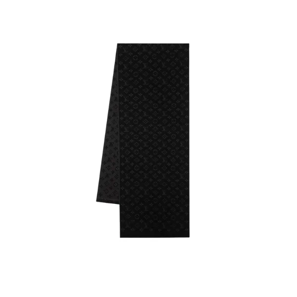 Louis Vuitton Monogram Classic Scarf Black Main image
