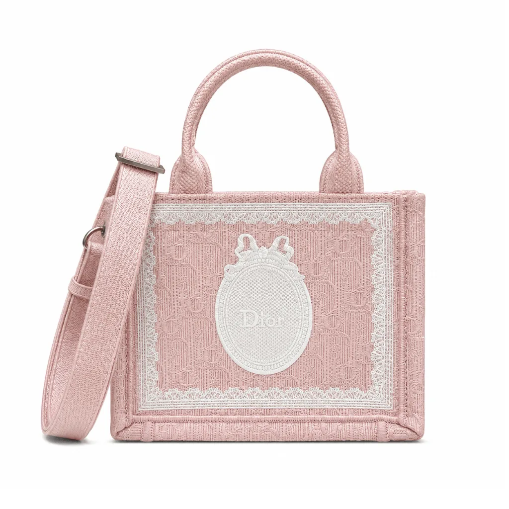 Dior Dioramour Small Dior Book Tote With Strap Soupir Pink Main image