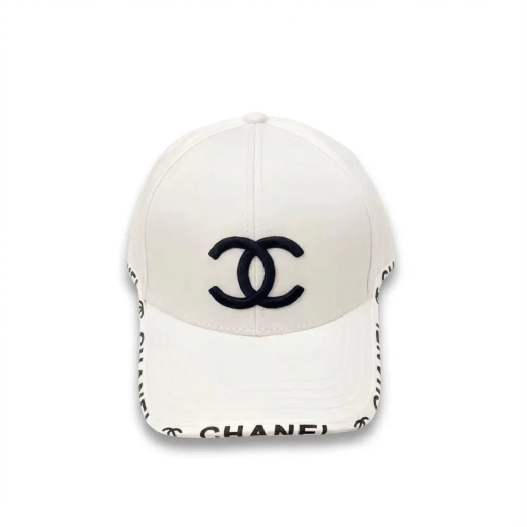 Chanel Cotton Baseball Cap White Main image