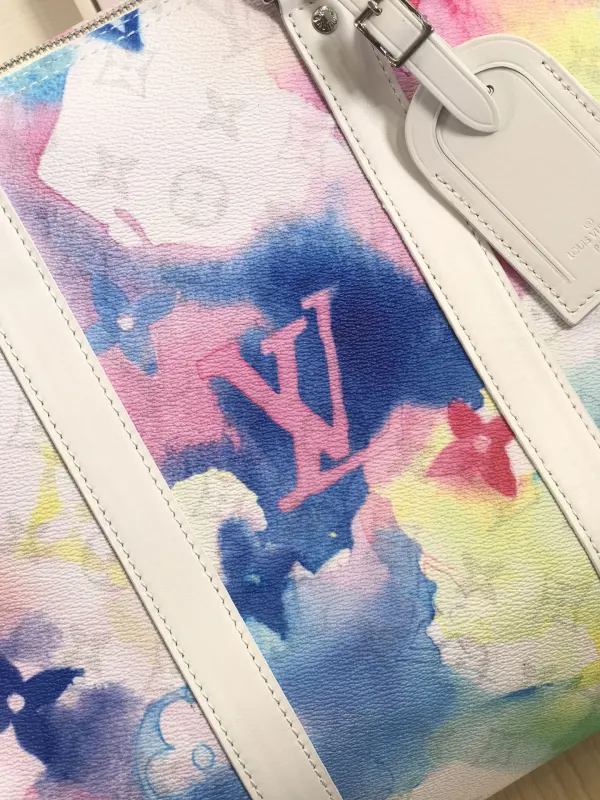 Louis Vuitton Keepall 50 Monogram Watercolor M45758