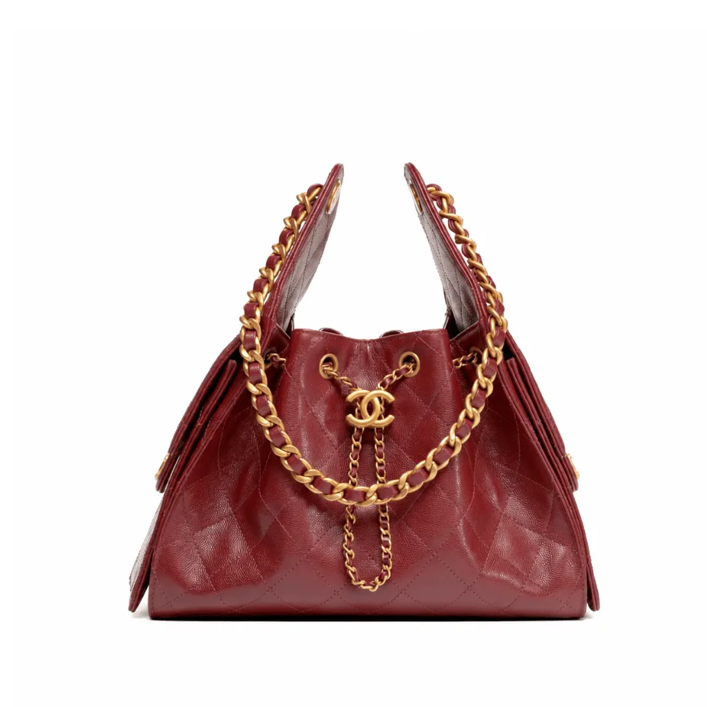Chanel 25 Small Handbag 25cm Burgundy Main image