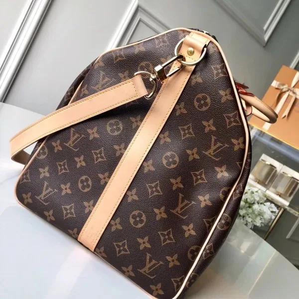 The Louis Vuitton Travel Élan – 2 Piece Bundle (Keepall Bag + Slides)