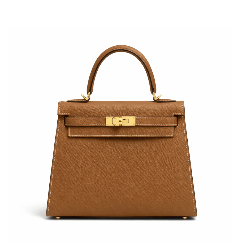 H Kelly Sellier 25 Chai Epsom Gold Hardware Main image