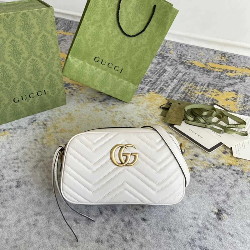 GG Marmont Small Matelassé Shoulder Bag