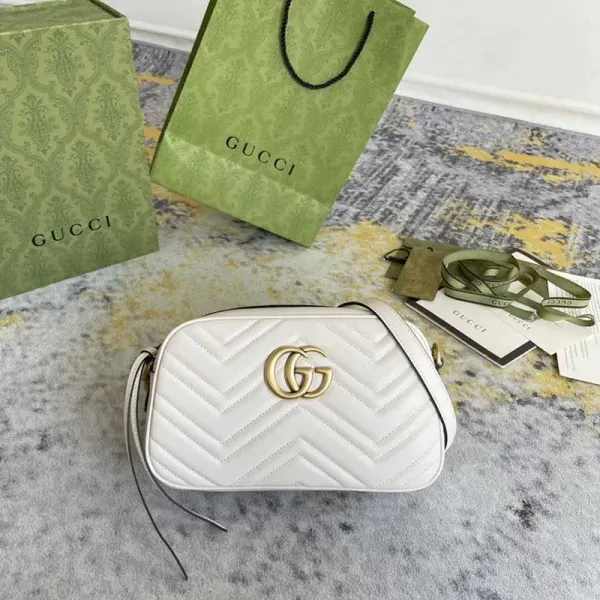 GG Marmont Small Matelassé Shoulder Bag