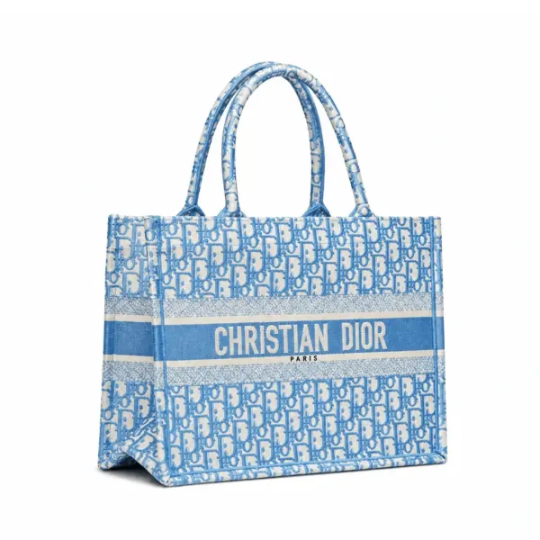 Dior Book Tote Cornflower Blue