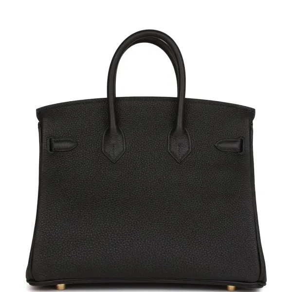 H Birkin 25 Black Togo Gold Hardware