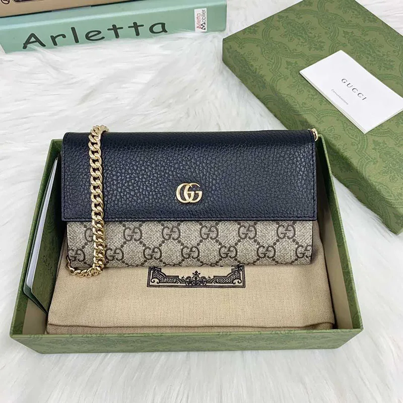 GG Marmont chain wallet