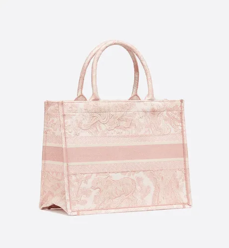 Dior Book Tote Pink Toile De (36 X 27.5 X 16.5 Cm) Secondary image