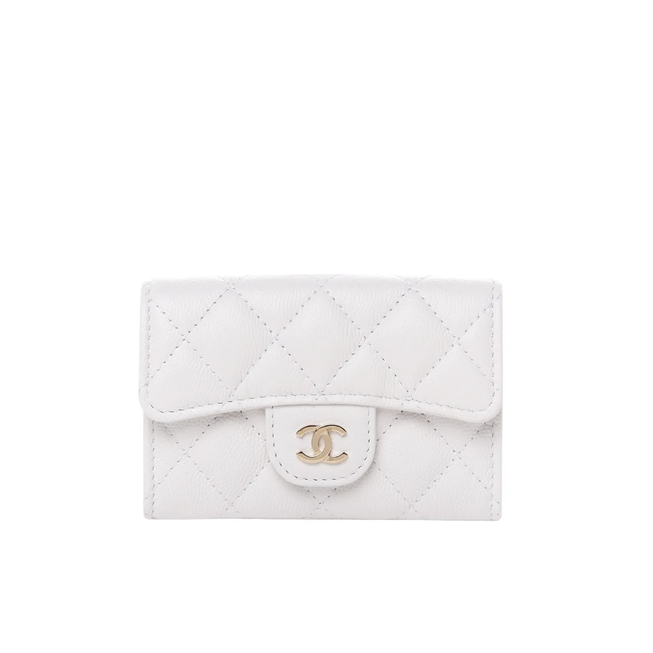 Chanel Classic Card Holder Wallet White Ap0214 Main image