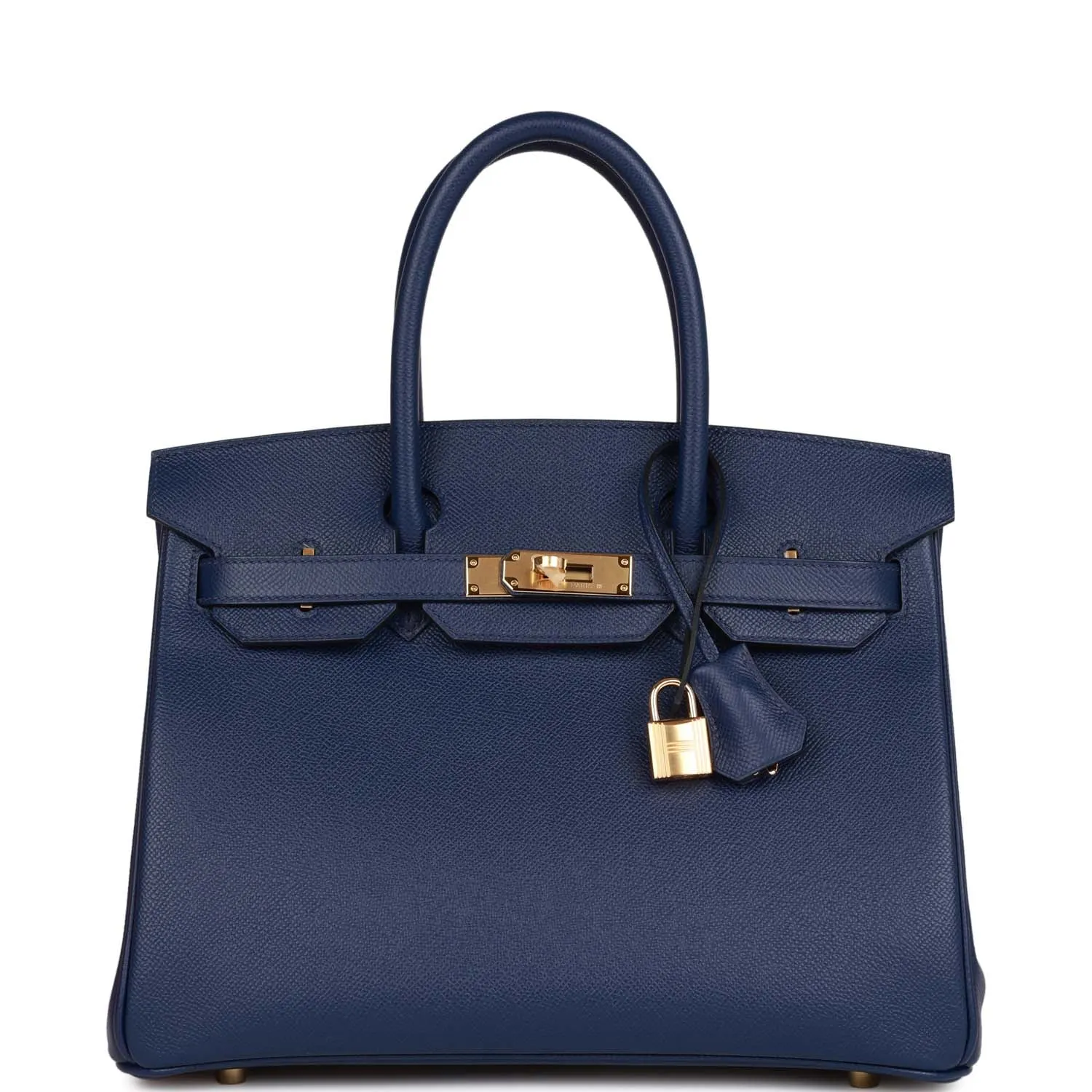H Handbags Birkin 30 Bleu Saphir Epsom Gold Hardware Main image