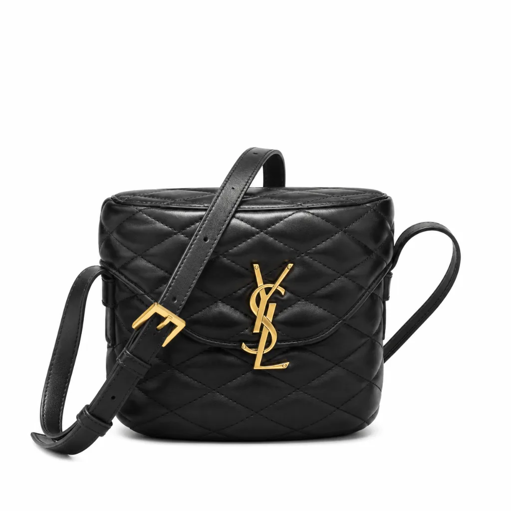 Saint Laurent YSL Micro Quilted Lambskin Monogram June Box Vanity Bag Main image