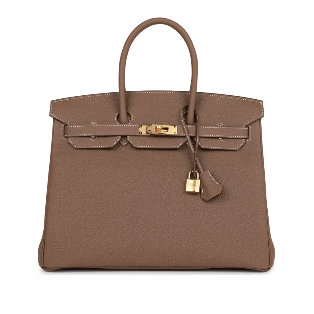 H Birkin 30 Etoupe Togo Gold Hardware Main image