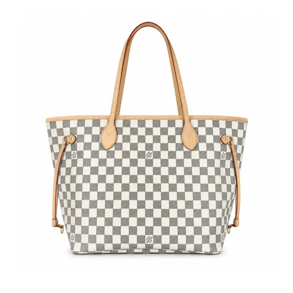 Louis Vuitton Neverfull Gm Damier Azur And Beige 40Cm N41360