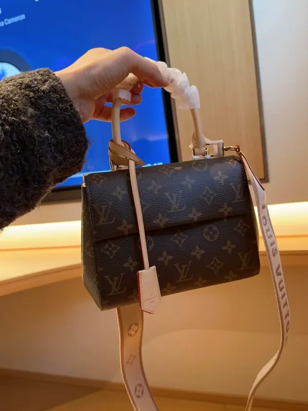 Louis Vuitton Cluny Mini Monogram Brown 25Cm M46055