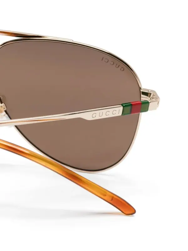 Gucci Eyewear Pilot-Frame Sunglasses