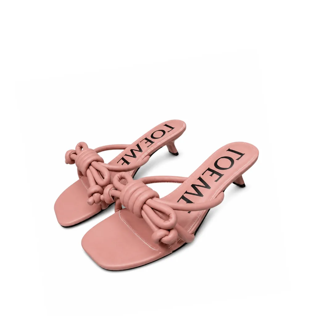 Loewe Lambskin Blush Knot Sandal Secondary image