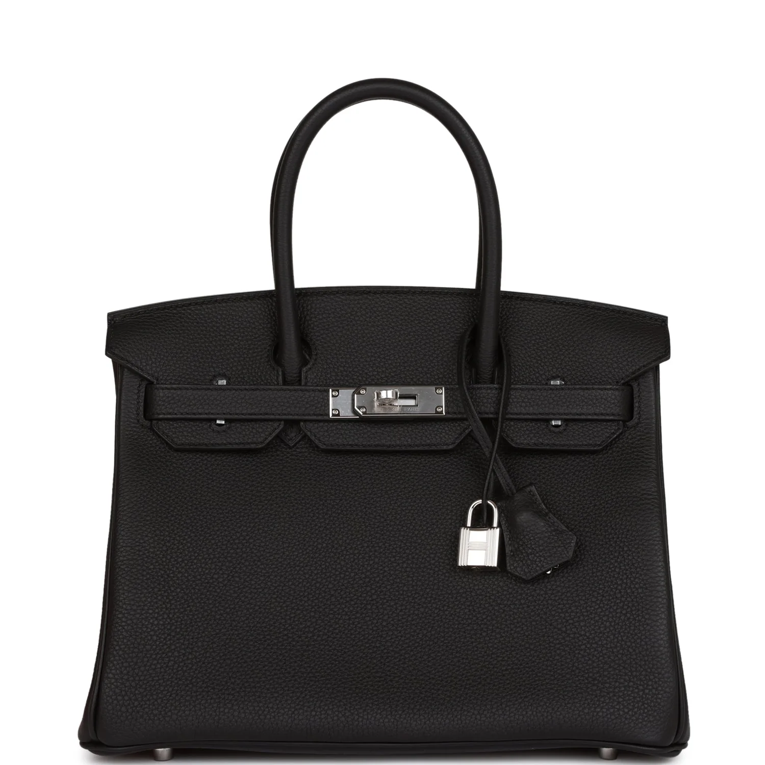H Handbags Birkin 30 Black Togo Palladium Hardware Main image