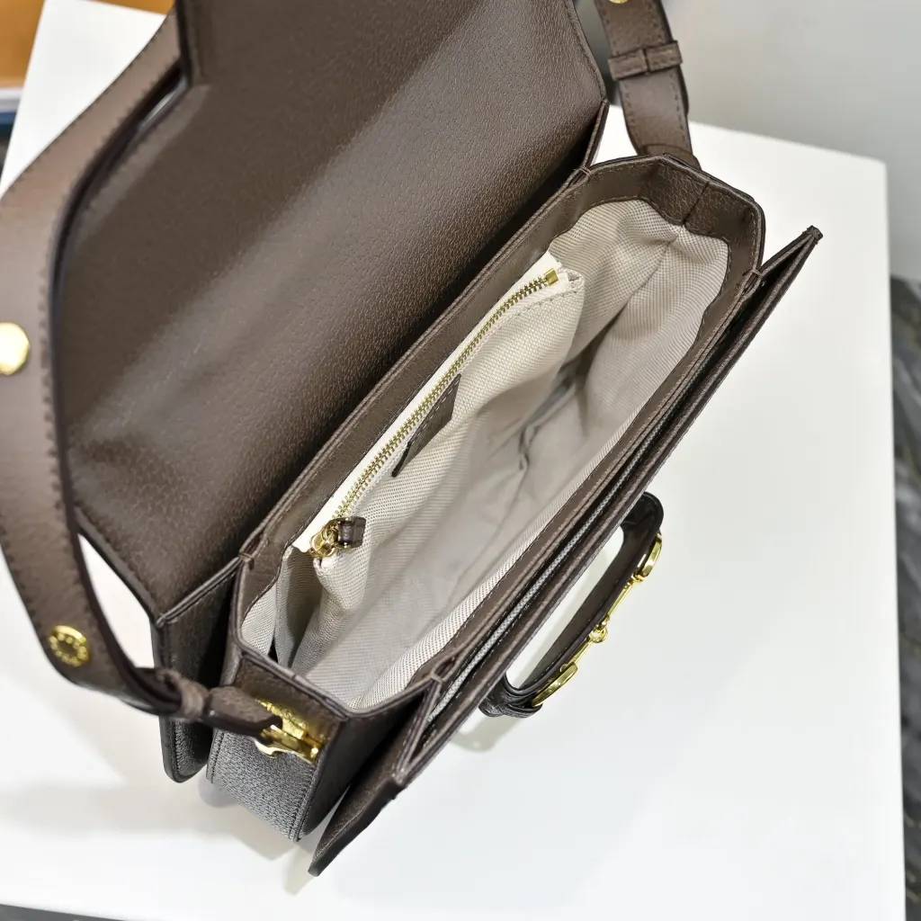 Gucci Horsebit 1955 Floral Print Canvas Shoulder Bag