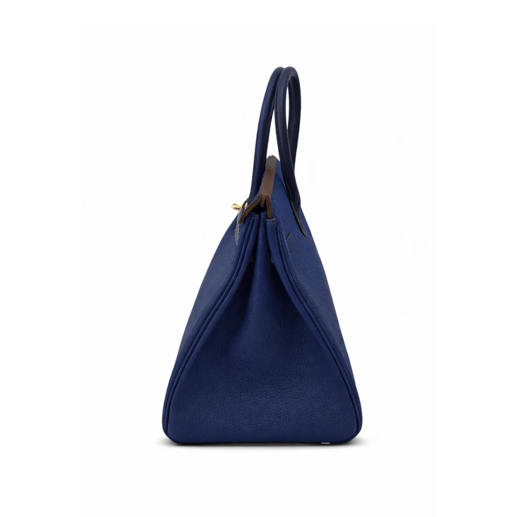 H Blue Electric Togo Birkin 35cm Gold Hardware