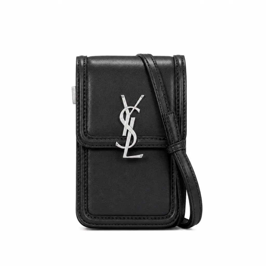 Saint Laurent Solferino Mini Bag In Smooth Leather Black 11Cm 7539630Sx0E1000 Main image