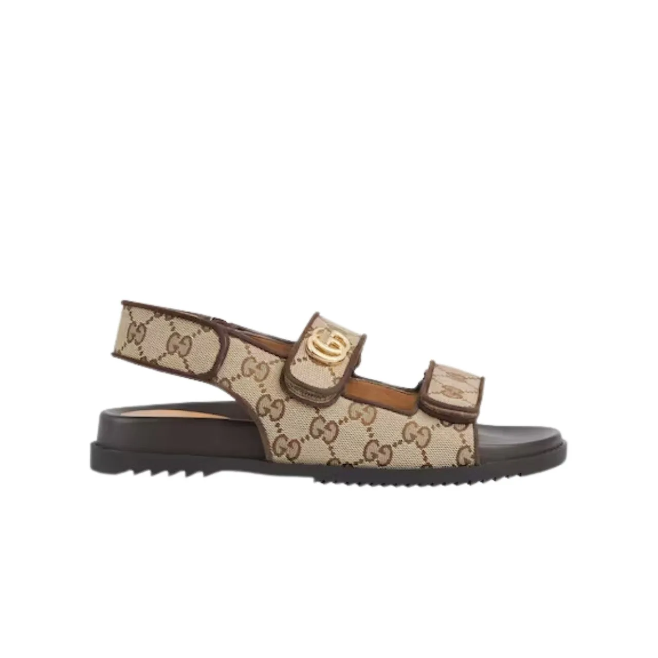 Gucci Double G Sandal Beige And Ebony 771575 G1730 9755 Main image