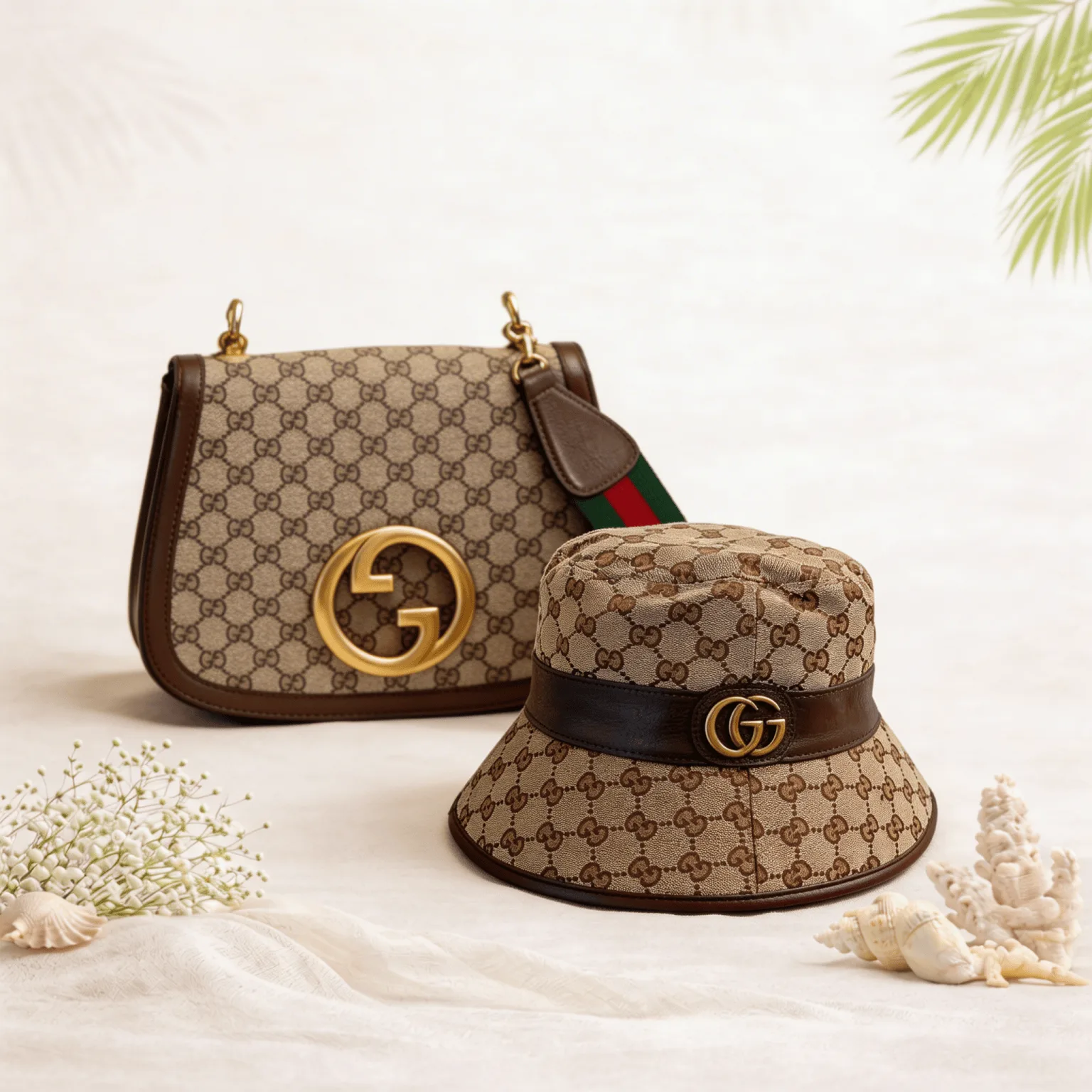 The Gucci Riviera Play – 2 Piece Bundle (Blondie Bag + Bucket Hat) Main image