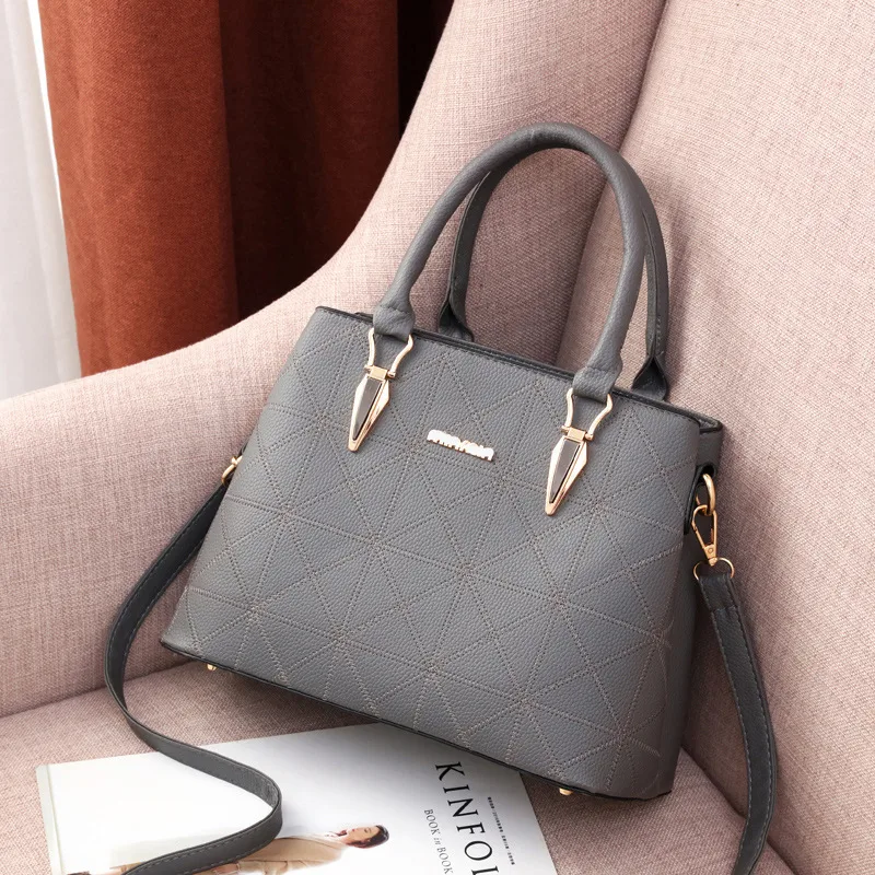 PU Bucket Shoulder Bag With Double Shoulder Straps, Stylish Ladies Shoulder Bag