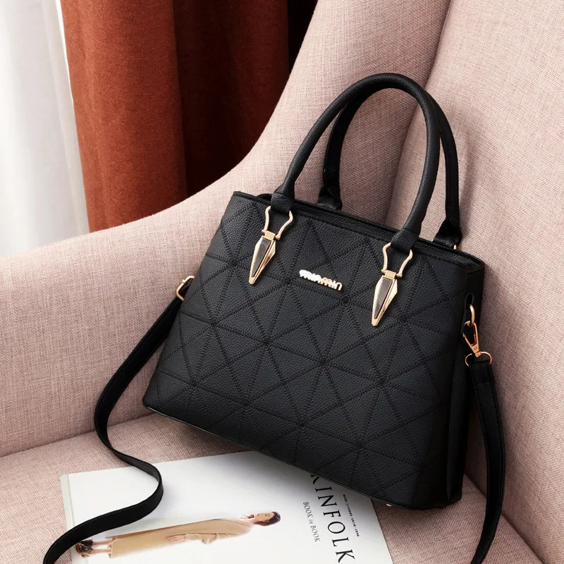 PU Bucket Shoulder Bag With Double Shoulder Straps, Stylish Ladies Shoulder Bag