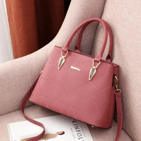 PU Bucket Shoulder Bag With Double Shoulder Straps, Stylish Ladies Shoulder Bag