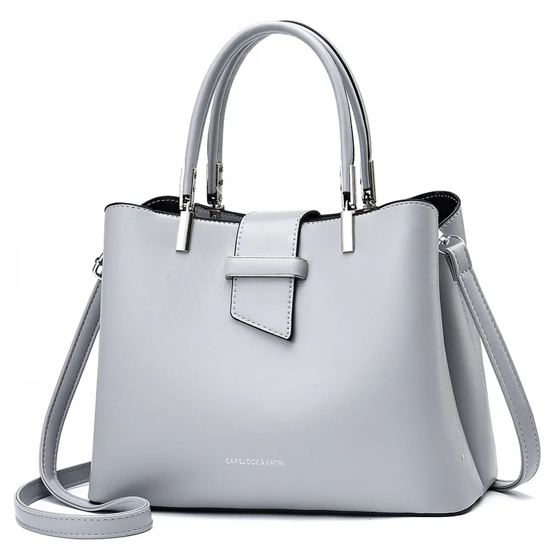 Large PU Bucket Bag With Zipper Closure In Vintage European And American Style For Women