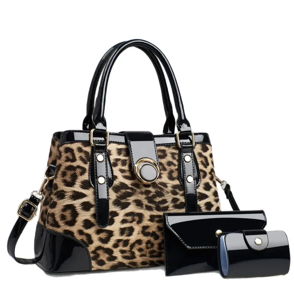 Multicolor Square PU Bag Set For Women Featuring Single Shoulder Strap